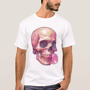Camiseta Cranio Problema da Bolha � Esqueleto de Borracha D