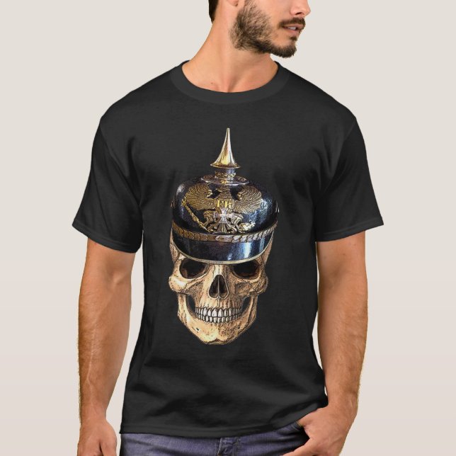 Camiseta crânio prussiano (Frente)