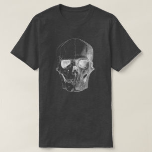 Camiseta Crânio Realista Humano