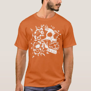 Camiseta crânio rochoso