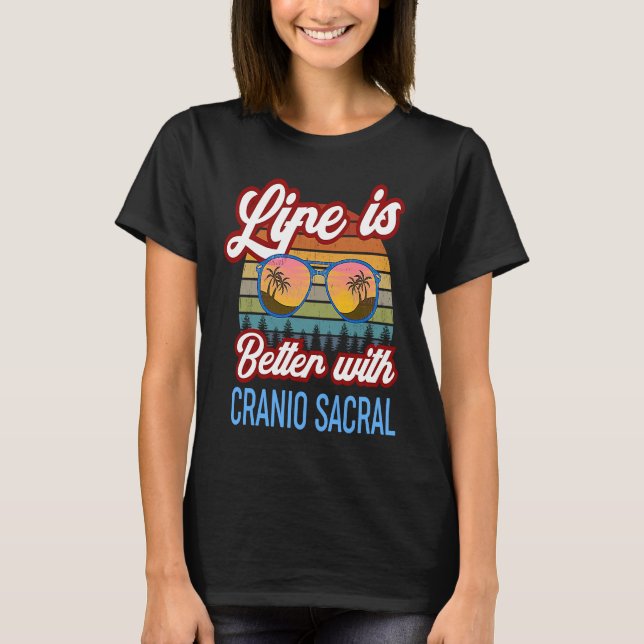 Camiseta Crânio Sacral Sunset Com Crânio Sacral (Frente)