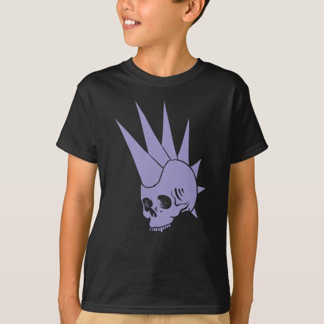 Camiseta Crânio Sem Jawless Punk Personalizável Versão 2 (Frente)