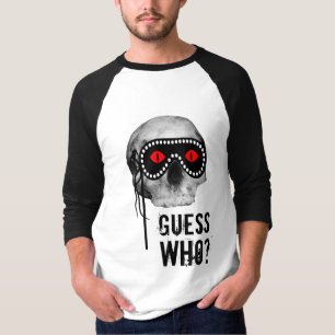 Camiseta Crânio - suposição quem? customizável