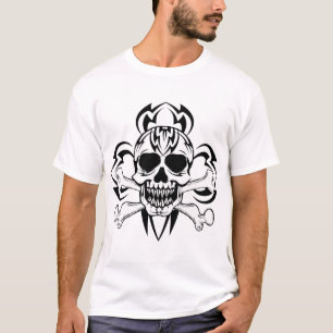 Camiseta Crânio tribal do tatuagem