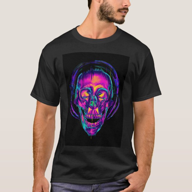 Camiseta Crânio Trippy (Frente)