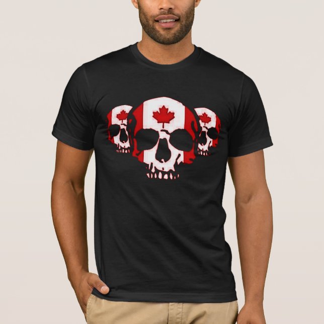Camiseta Crânios canadenses (Frente)