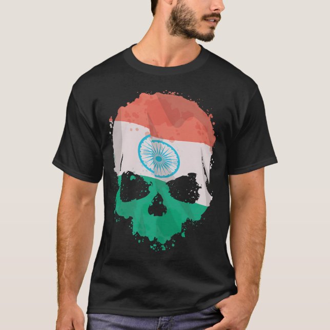 Camiseta Crânios com defeito. (Frente)