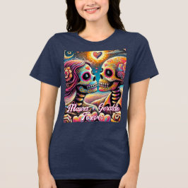 Camiseta Cránios de Açúcar no Passado Gize Personalizado