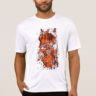 Camiseta crânios do grunge