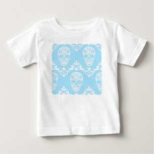Camiseta crânios vitorianos azuis