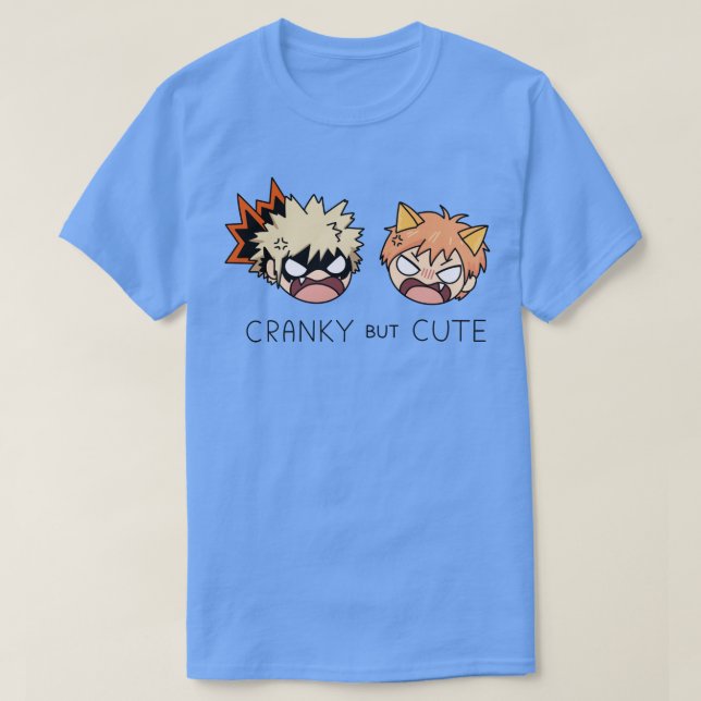 Camiseta Cranky Mas Cute Kacchan Kyo (Frente do Design)