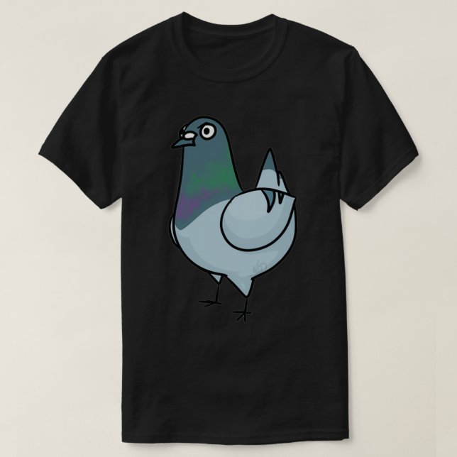 Camiseta Cranky Pigeon 1 (Frente do Design)