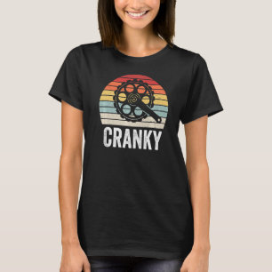 Camiseta Cranky Vintage Bicycle Rider Cyclist Cyclist