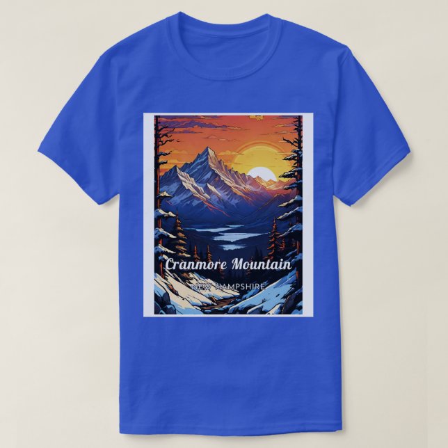 Camiseta Cranmore Mountain ski New Hampshire (Frente do Design)