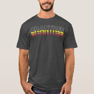 Camiseta Crantree Primeiro Nome Divertido Vintage Pôr do So