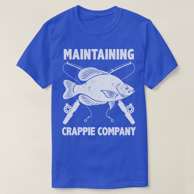 Camiseta Crappie Engraçado Pun Pomoxis Pescador Dizendo (Frente do Design)