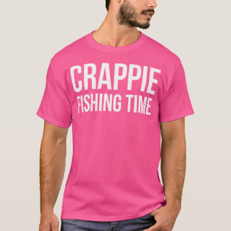 Camiseta Crappie Horário de Pesca Pescador
