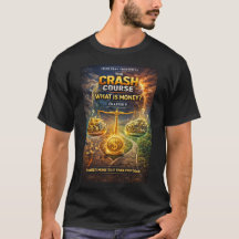 Camiseta Crash Course sobre O Que É Dinheiro