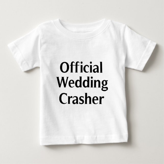 Camiseta Crasher de Casamento Oficial 1 (Frente)