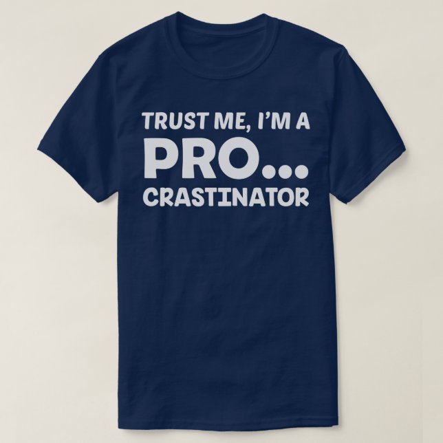 Camiseta Crastinação PRO (Frente do Design)