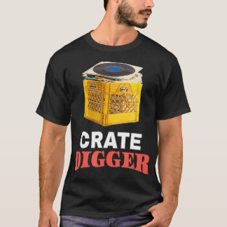 Camiseta Crate DiggerVinyl Record for Men and Women