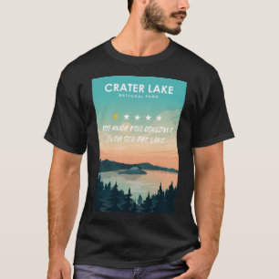 Camiseta Crater Lake National One star review subpar park T
