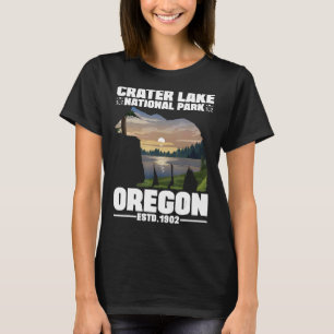 Camiseta Crater Lake National Park Hiking Oregon Camp 1