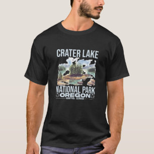 Camiseta Crater Lake National Park Hiking Oregon Camping