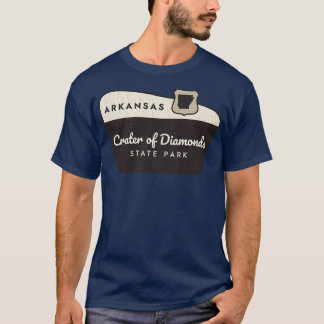 Camiseta Cratera dos Diamantes State Park Arkansas Welcome