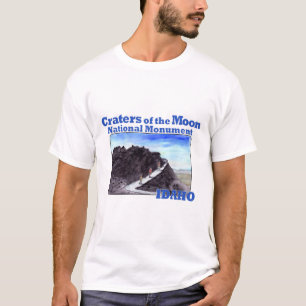Camiseta Crateras do Monumento Nacional da Lua, Idaho