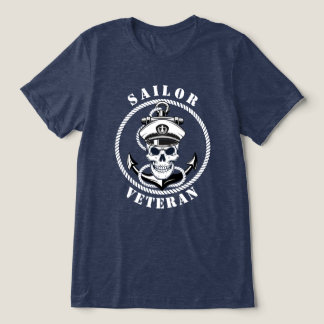 Camiseta Cravo de Caveira Orgulho Náutico Veterano Marinhei