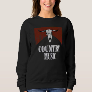 Camiseta Cravo de Touro Vintage Retro Música Country Ociden