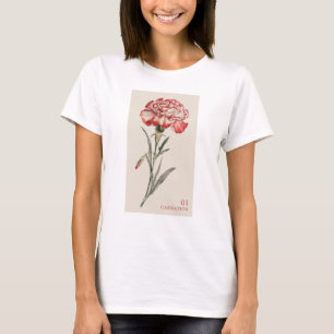 Camiseta Cravo - Flor de Nascimento em Janeiro