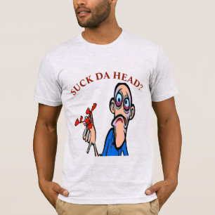 Camiseta Crawfisg Cartoon, adicionar texto Adulto Apron T-S