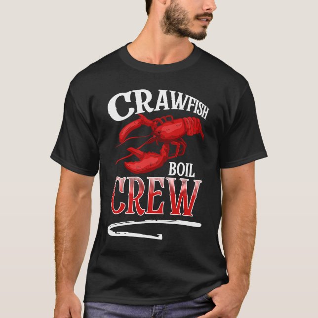 Camiseta Crawfish Boil Crew Crayfish (Frente)