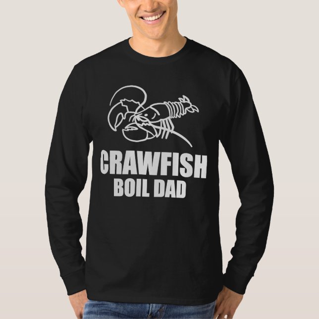 Camiseta Crawfish Boil Dad Daddy Fathers Day  1 (Frente)