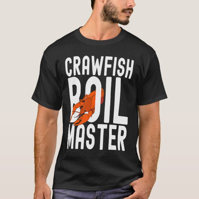 Camiseta Crawfish Boil Master Mens Crawfish Crew  1 (Frente)