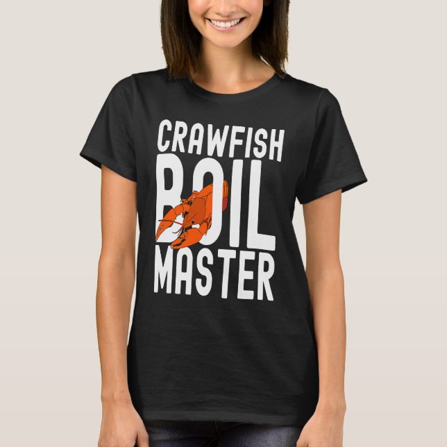 Camiseta Crawfish Boil Master Mens Crawfish Crew  1 (Frente)