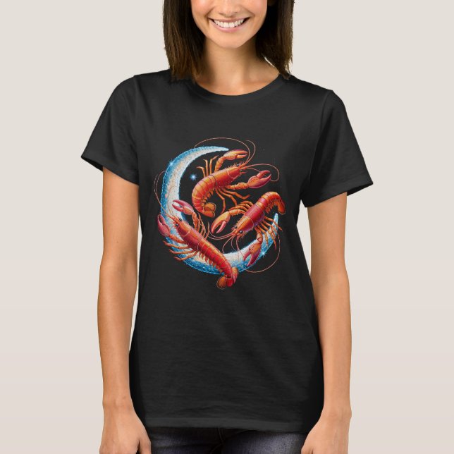 Camiseta Crawfish Boil Red Spiny Lobster Shirt Cajun Seafoo (Frente)