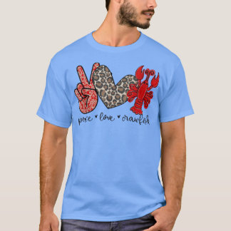 Camiseta Crawfish Crawfish Leopardo-do-Cu e Lover-do-mar