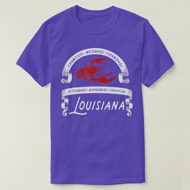 Camiseta Crawfish Mudbug Crawads Crayfish Louisiana (Frente do Design)