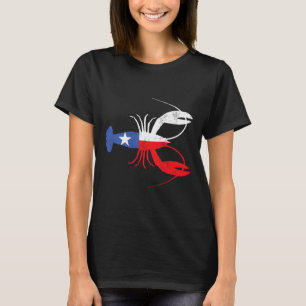 Camiseta Crawfish Texas Crawaddy Southern Comida Mardi Gras