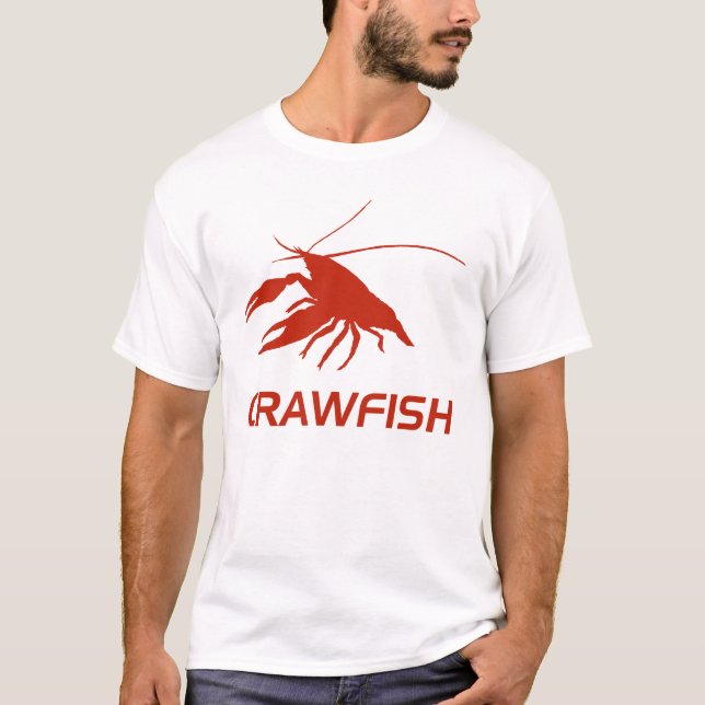 Camiseta crawfish's　silhouette (Red) (Frente)