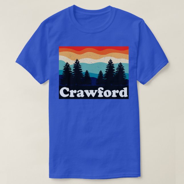 Camiseta Crawford Colorado Retro (Frente do Design)