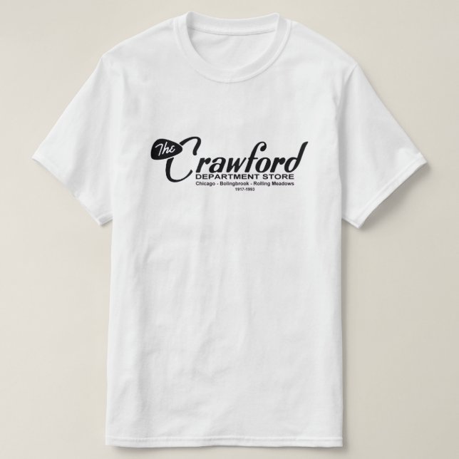 Camiseta Crawford Department Store Chicago - 1917-1993 (Frente do Design)