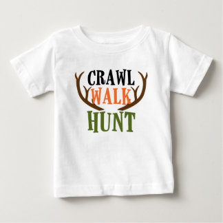 CAMISETA CRAWL, WALK, CAÇA