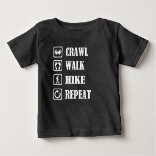 CAMISETA CRAWL WALK HIKE REPEAT