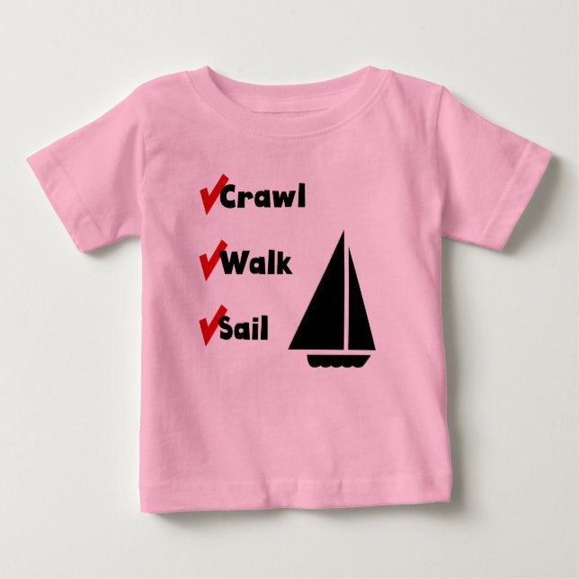 Camiseta Crawl Walk Sail (Frente)