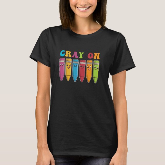 Camiseta Cray On Colour Child Art - Crayon (Frente)