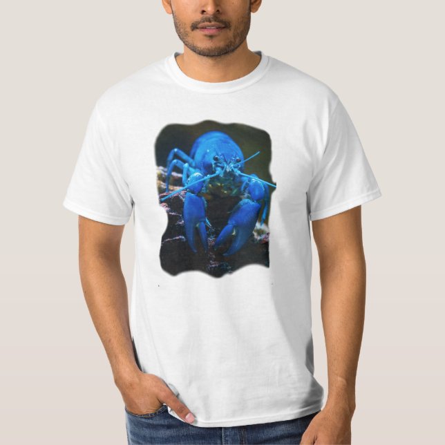 Camiseta Crayfish Azul-Elétrico (Frente)